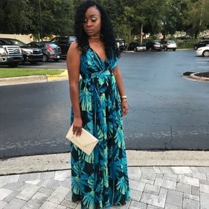 Tropical Maxi Sundress